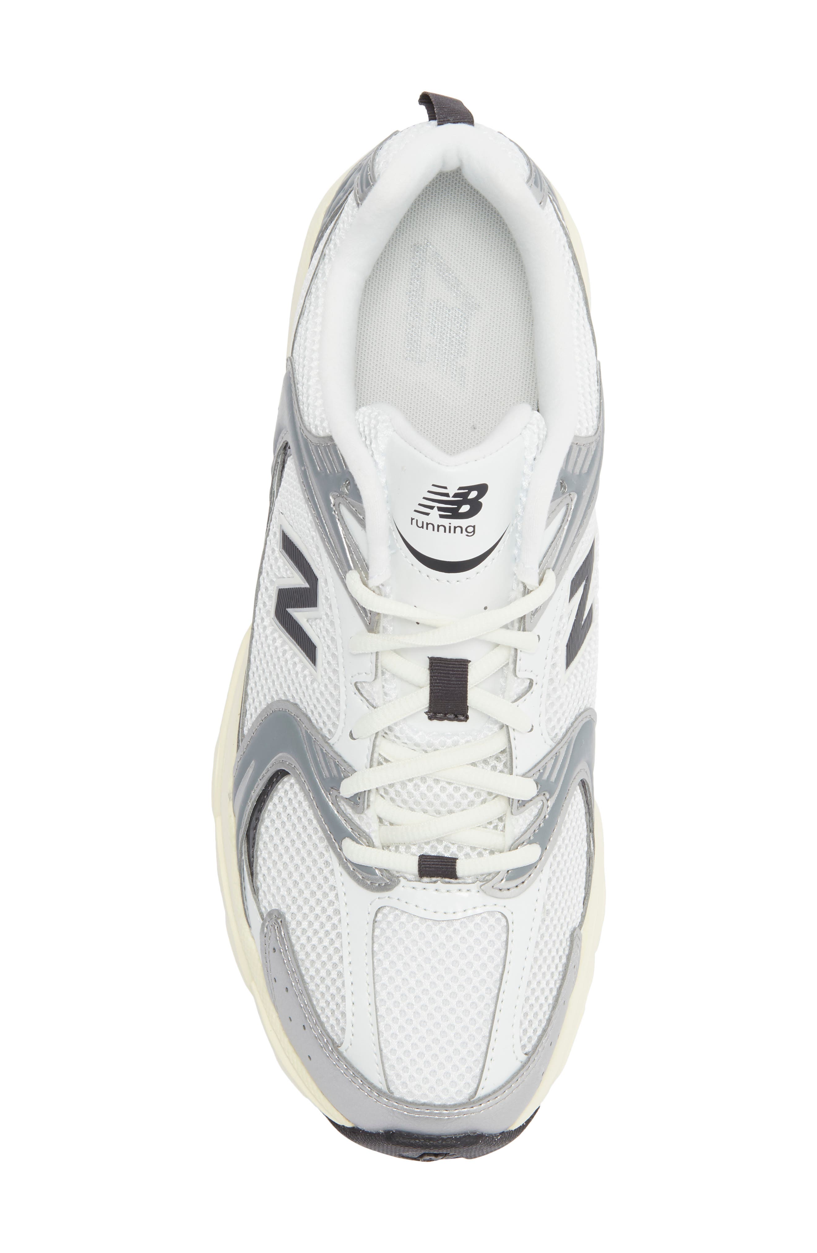 New Balance 530 Running Shoe, Alternate, color, Silver Metallic/ Black Cement