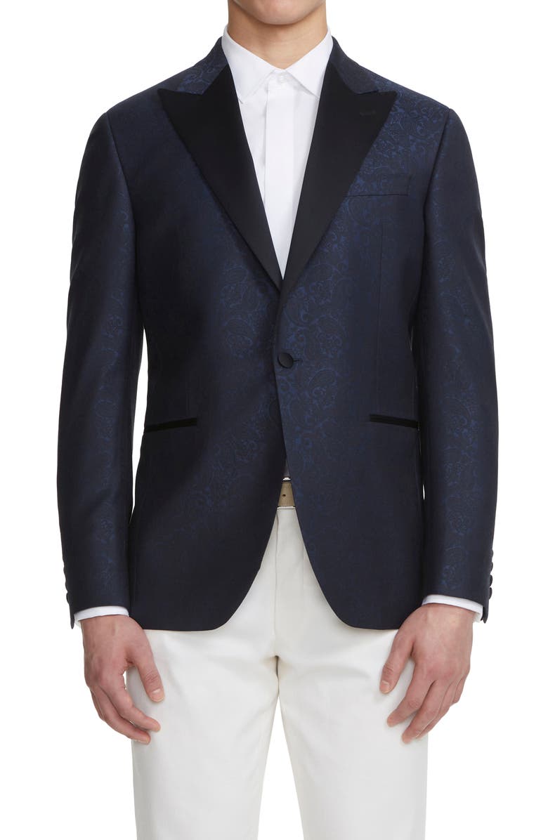 Jack Victor Elwood Tuxedo Jacket, Main, color, Blue