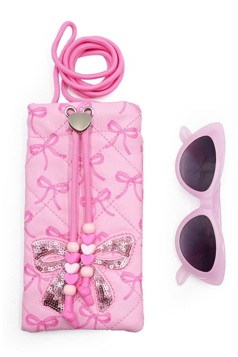 Kids' Sunglasses with Drawstring Case, Main, color, LOLLIPOP