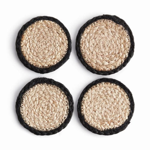 Napa Home & Garden Jute Coaster Set In Multi