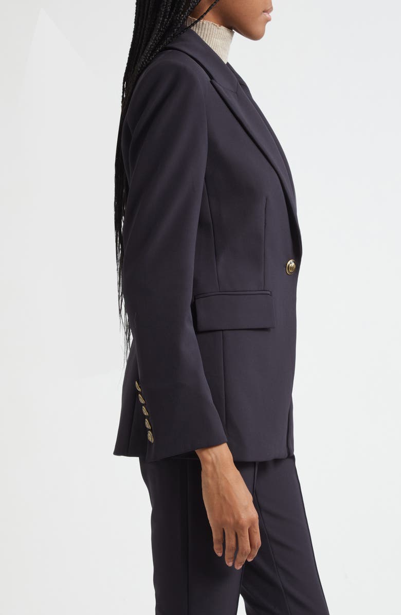 Veronica Beard Naira Dickey Jacket, Alternate, color, Navy