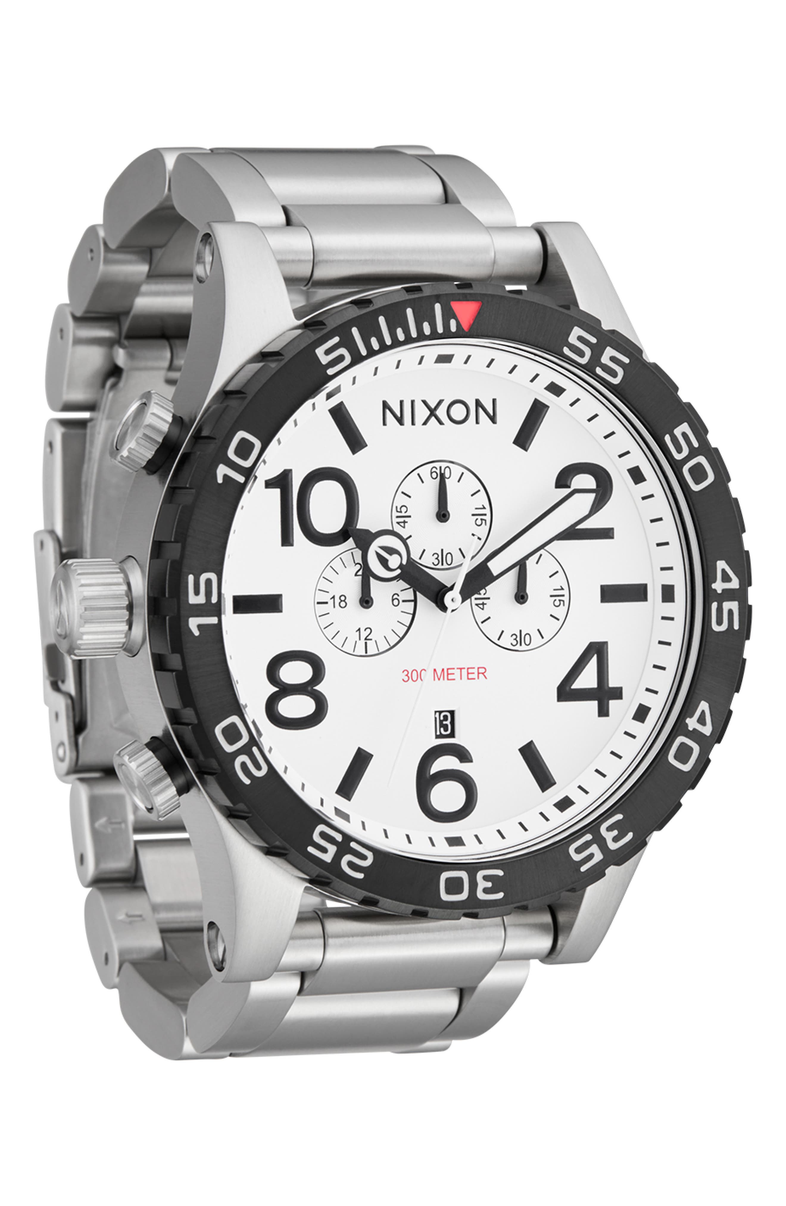 Nixon 51-30 Chronograph Bracelet Watch, 51mm (Men) | Nordstrom
