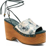 Free People Front Row Wraparound Ankle Strap Platform Sandal