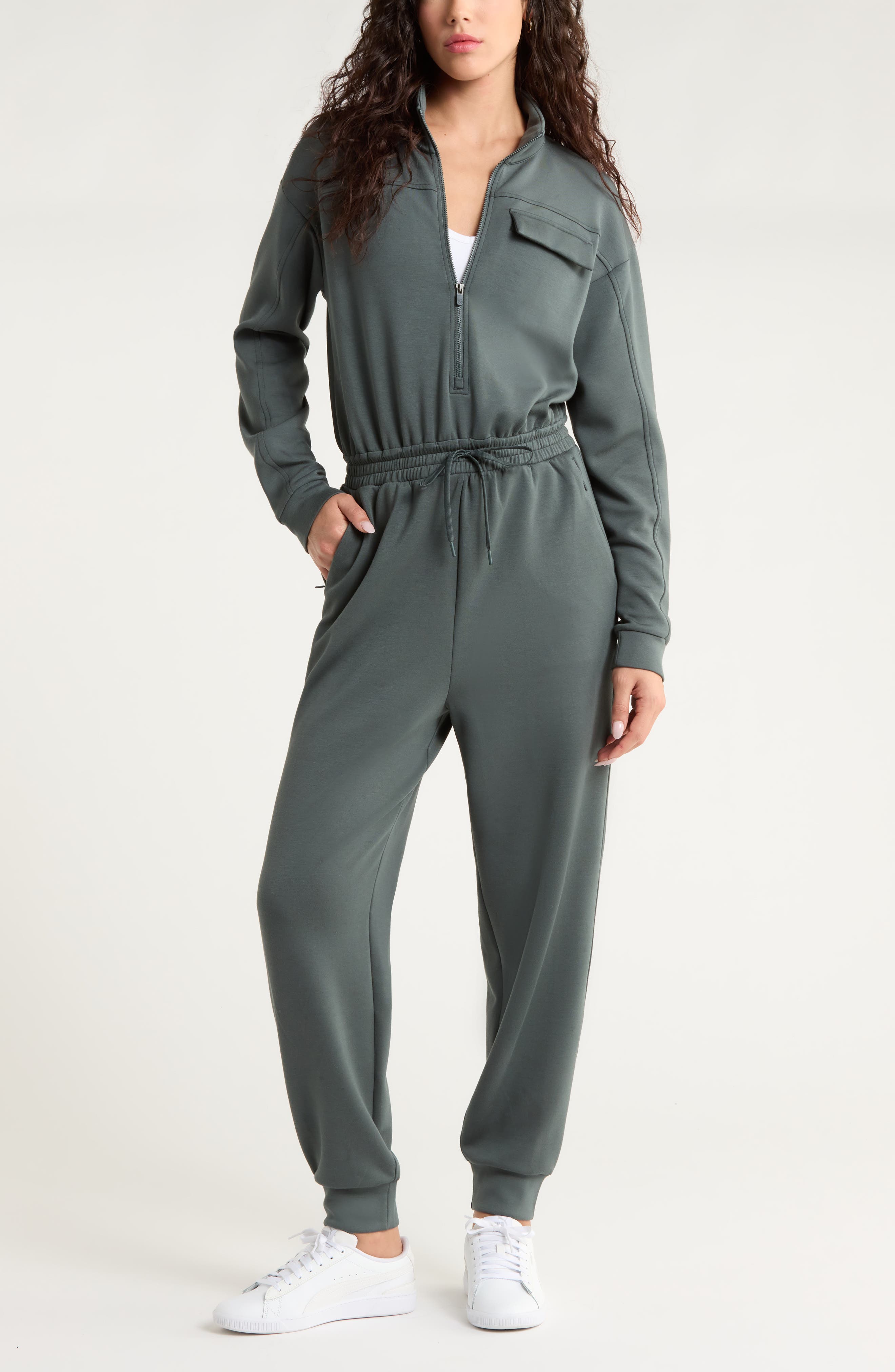 Zella Lift Off Long Sleeve Jumpsuit