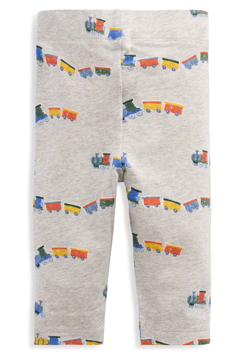 Kids' 3-Pack Cotton Leggings, Alternate, color, GREY MARL TRAINS
