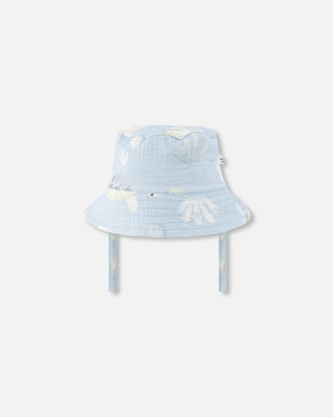 Cotton Muslin Turtle Print Hat (Baby)