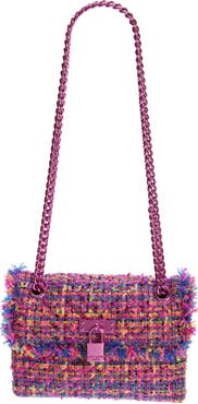 Kurt Geiger London Tweed Mini Bixton Shoulder Bag