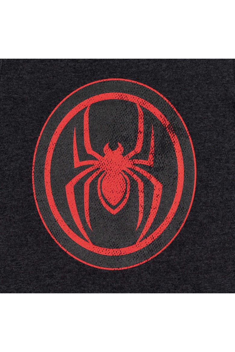 Spider-Man 2-Piece Long Sleeve T-Shirts, Alternate, color, Grey Black Miles