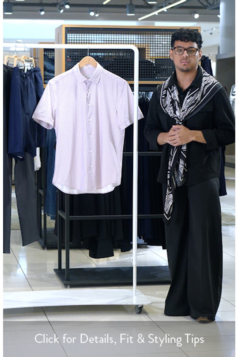 Miles OoohCotton® Floral Short Sleeve Button-Up Shirt video
