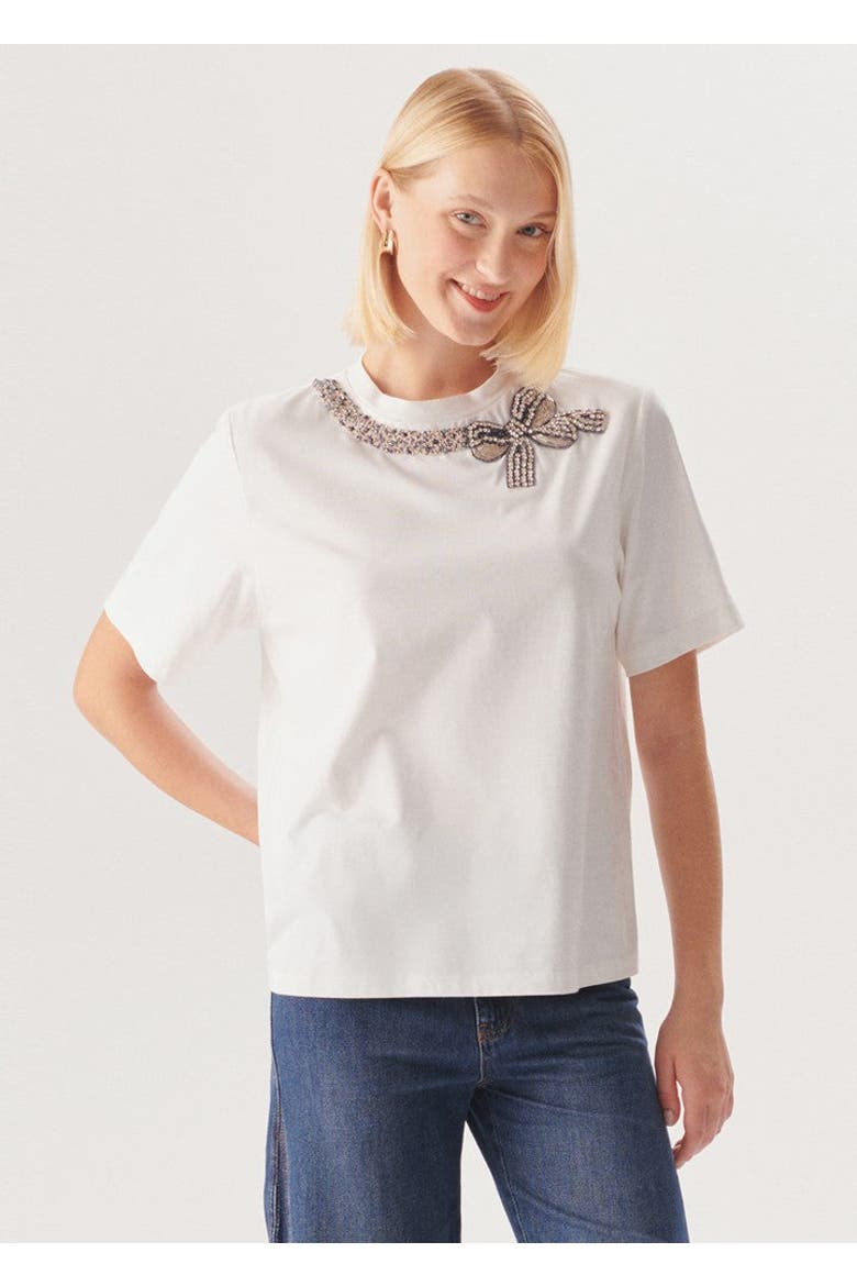 Leilani Tshirt, Alternate, color, WHITE
