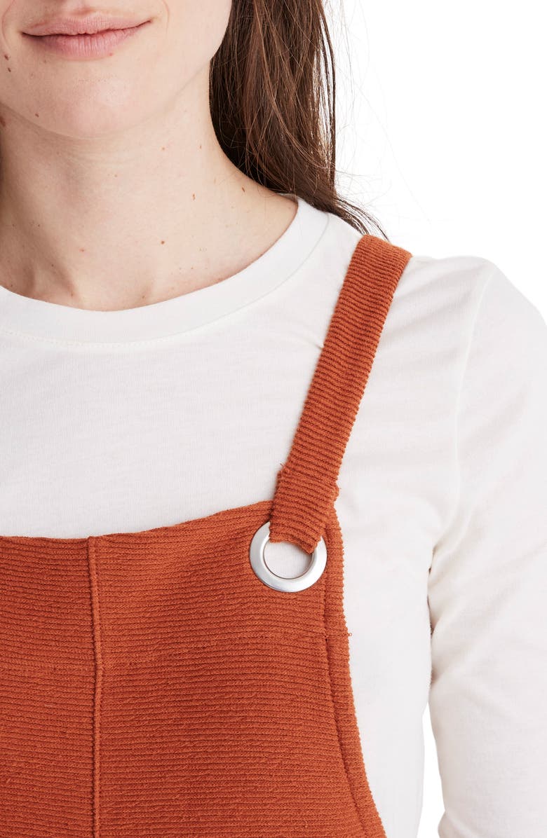 Madewell Texture & Thread Patch Pocket Overalls, Alternate, color, 