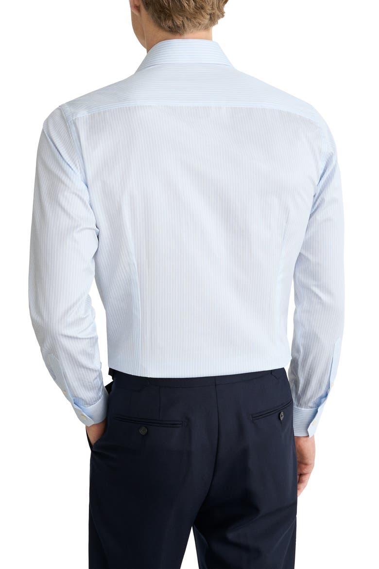 Contemporary Fit Striped Shirt, Alternate, color, LIGHT BLUE