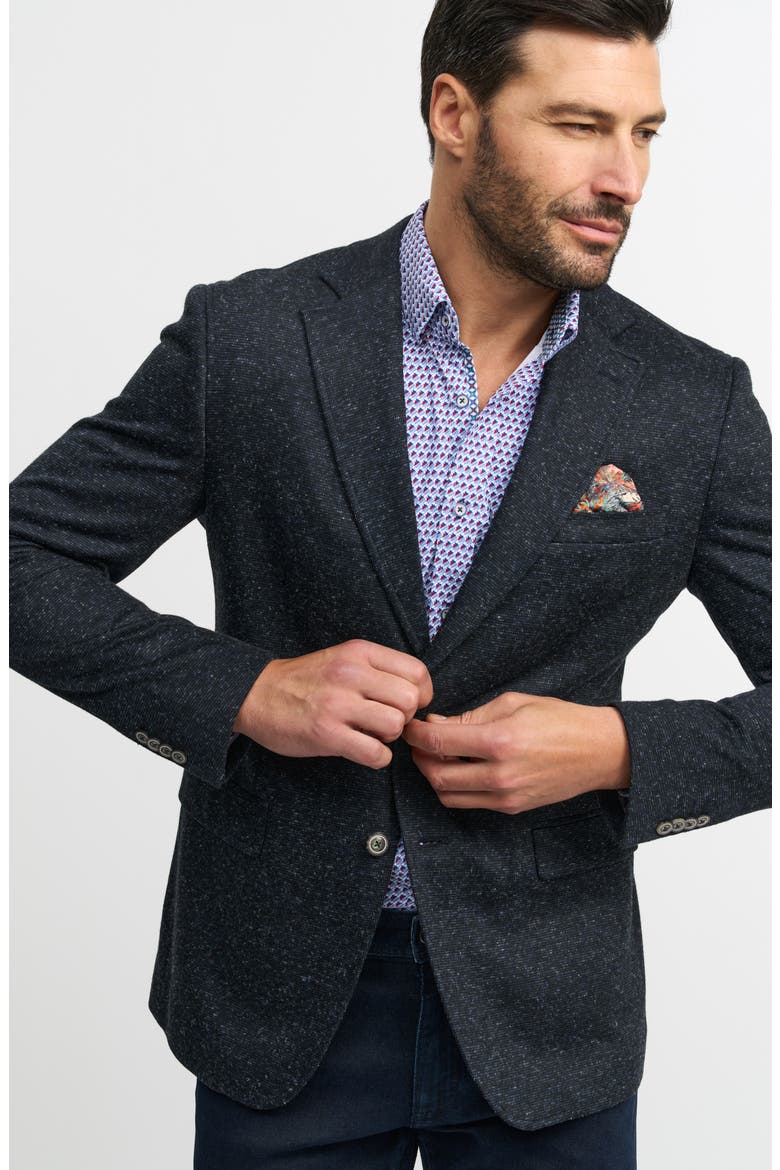 The Jetset VI Woven Sport Coat with Removable Hooded Bib, Alternate, color, NAVY