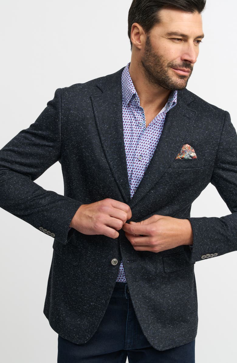 Robert Graham The Jetset VI Woven Sport Coat with Removable Hooded Bib, Alternate, color, 