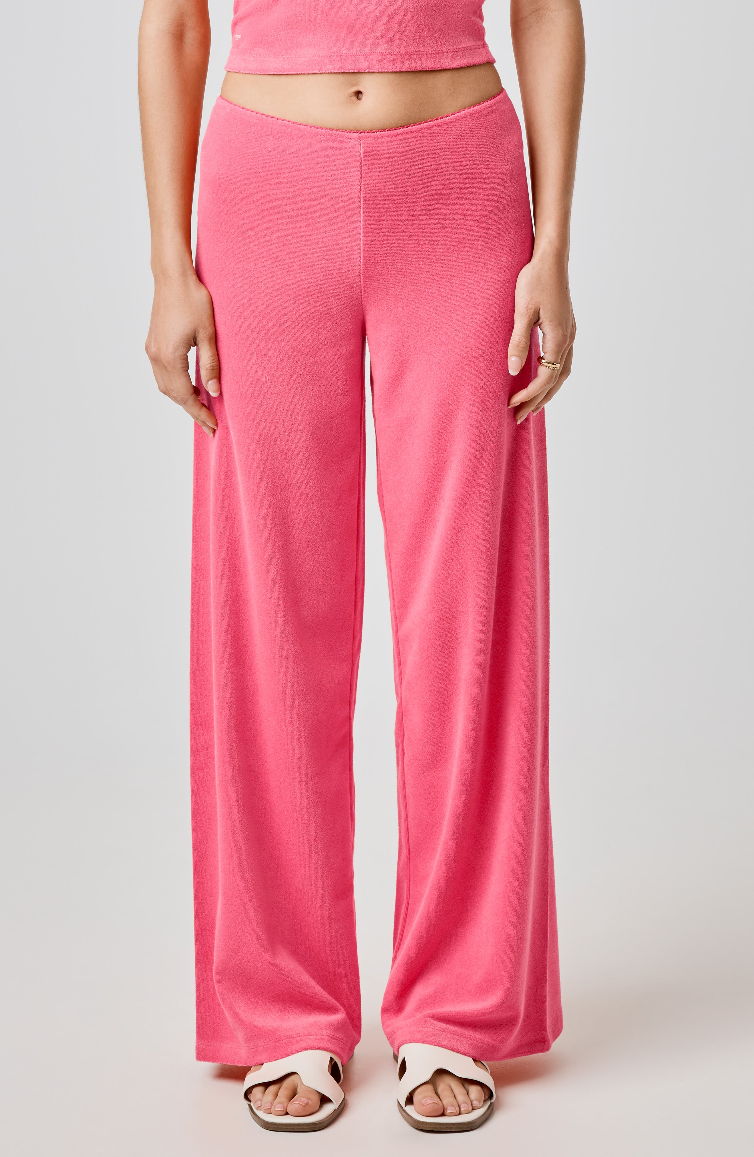 Florence by Mills Terry Cloth Wide Leg Pants