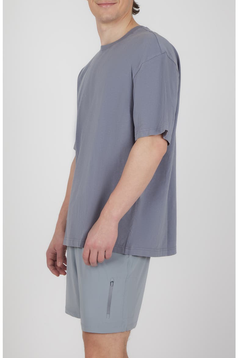 Acid Stretch Cotton T-Shirt, Alternate, color, WEATHERVANE
