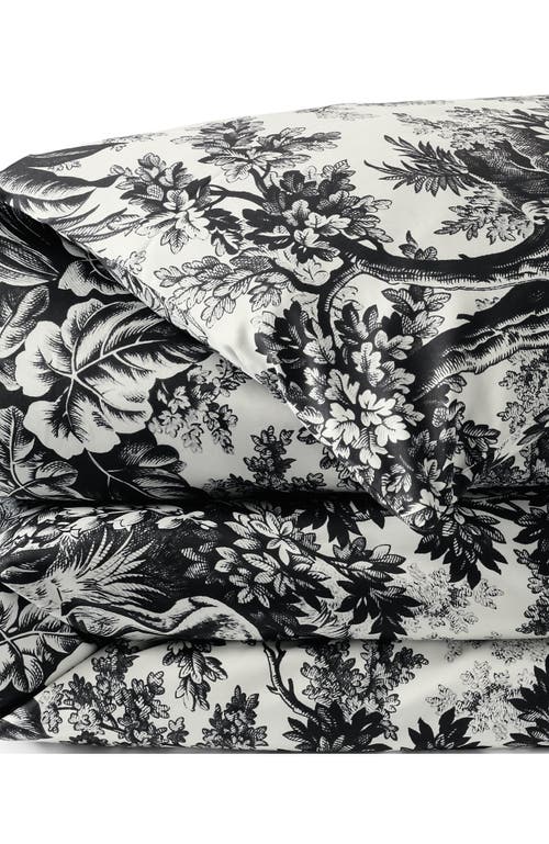 Lands' End 400 Thread Count Premium Supima Cotton No Iron Sateen Duvet Bed Cover In Black