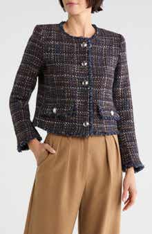 Zaya Trim Tweed Jacket