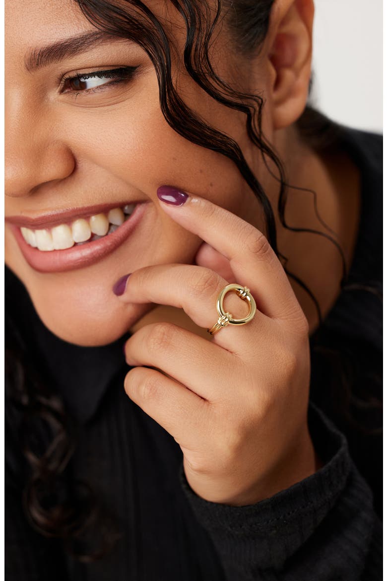 Remi Open Circle Ring, Alternate, color, GOLD