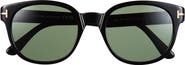 TOM FORD Mert 53mm Round Sunglasses