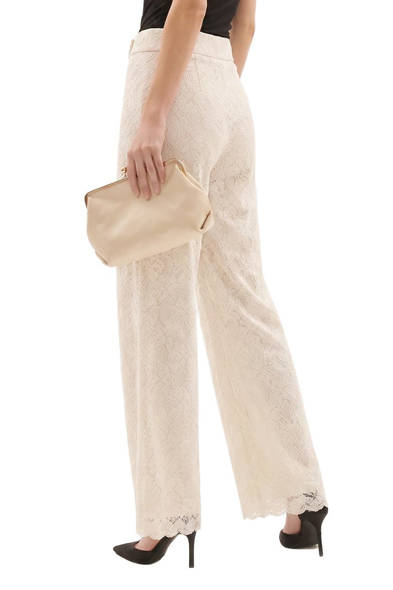 Calipo Lace Trouser, Alternate, color, White