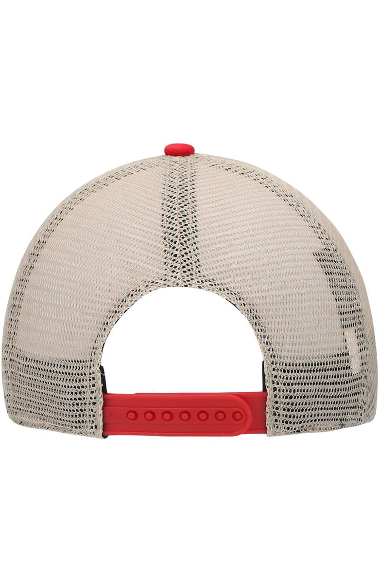 '47 Men's '47 Red/Natural Kansas City Chiefs Trawler Trucker Clean Up Snapback Hat, Alternate, color, Red