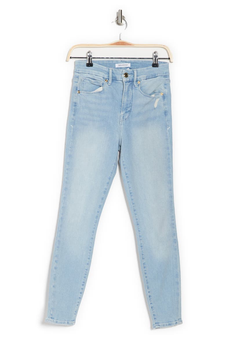Good Waist High Waist Crop Skinny Jeans, Alternate, color, BLUE397