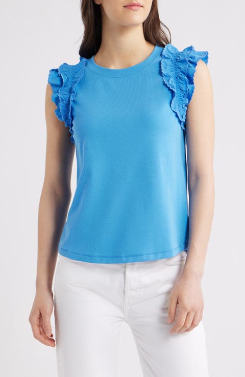 Ruffle Sleeve Top