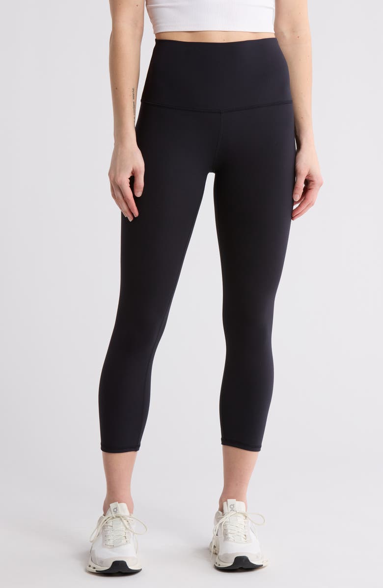 RBX Carbon Peached Crop Capri Leggings, Main, color,