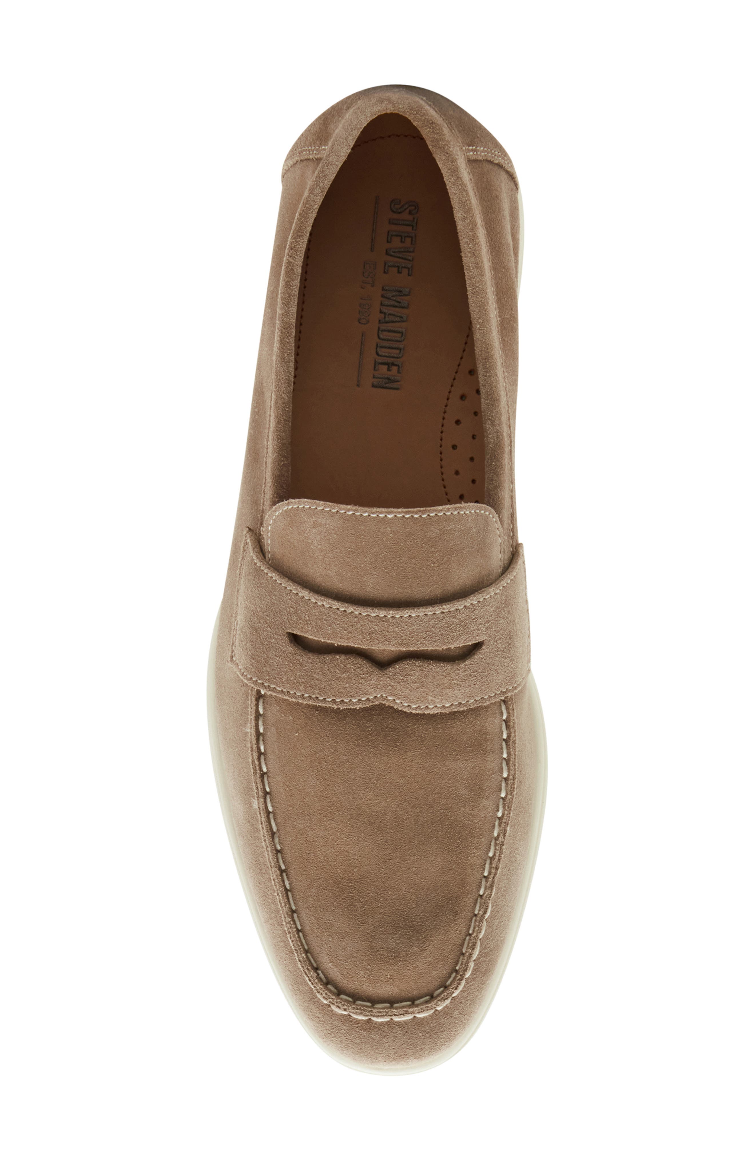 Laguna Penny Loafer, Alternate, color, SAND SUEDE