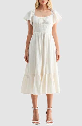 Floral Flutter Sleeve Sundress