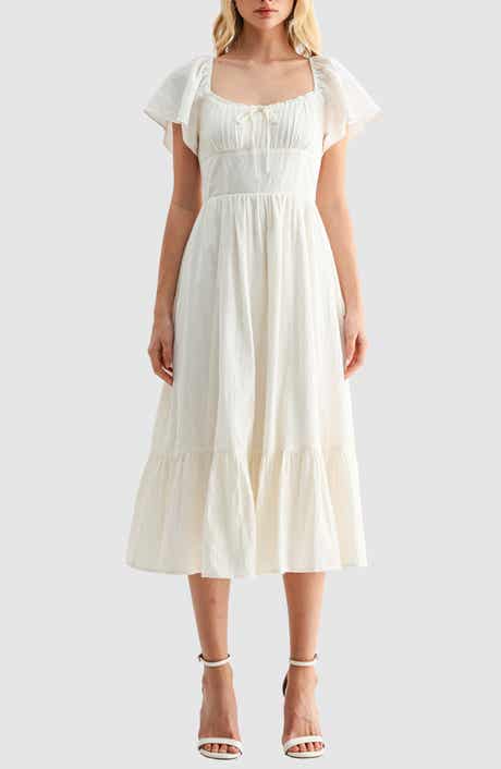 Floral Flutter Sleeve Sundress