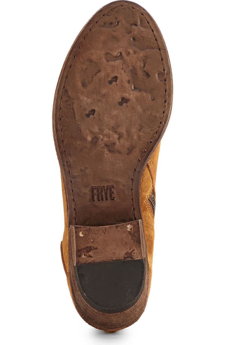 Frye Carson Piping Bootie, Alternate, color, Bronze