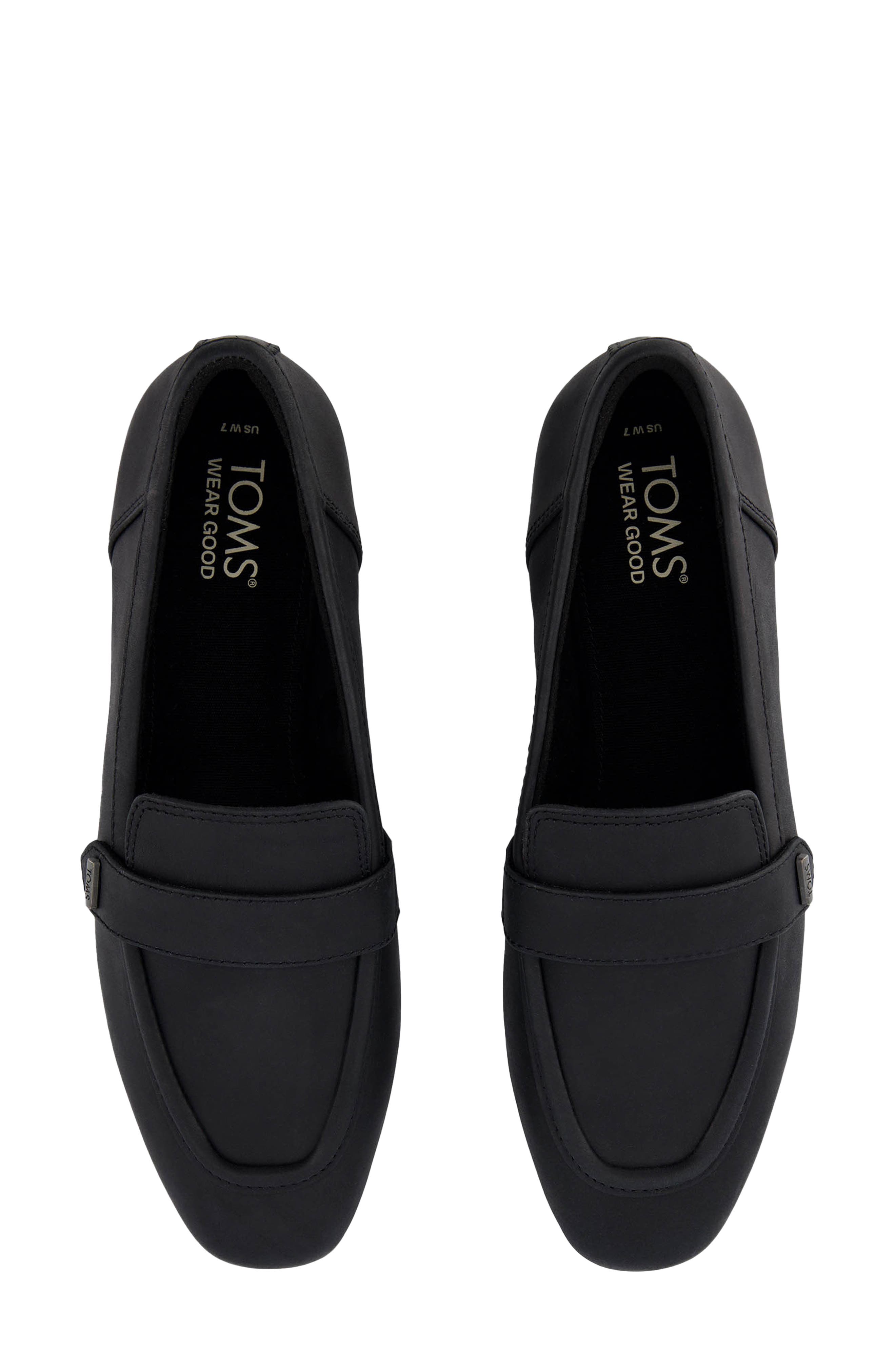 TOMS Lynette Loafer, Alternate, color, Black