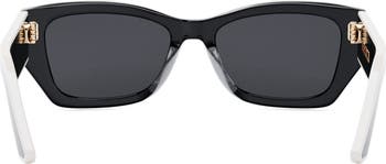 'DiorPacific S2U 53mm Square Sunglasses