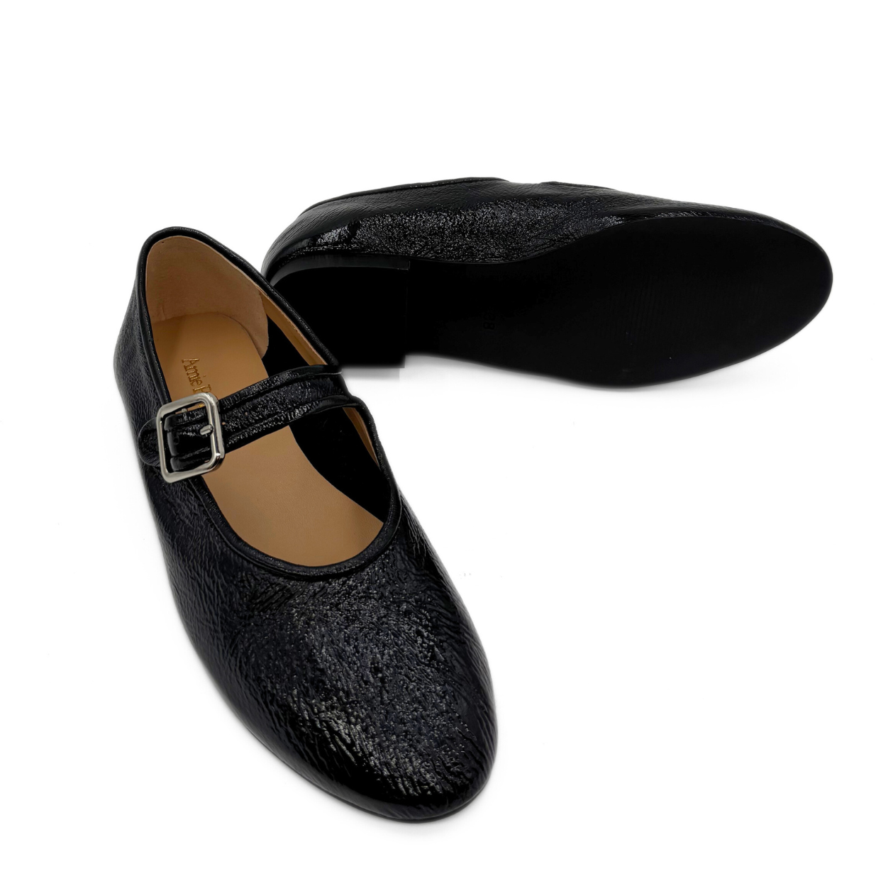 Amie Rafa Ashley Mary Jane Flats, Alternate, color, Black