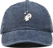 Dalix Heartly Ghost Embroidered Cap