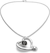 UNODE50 Long Heart Pendant Necklace