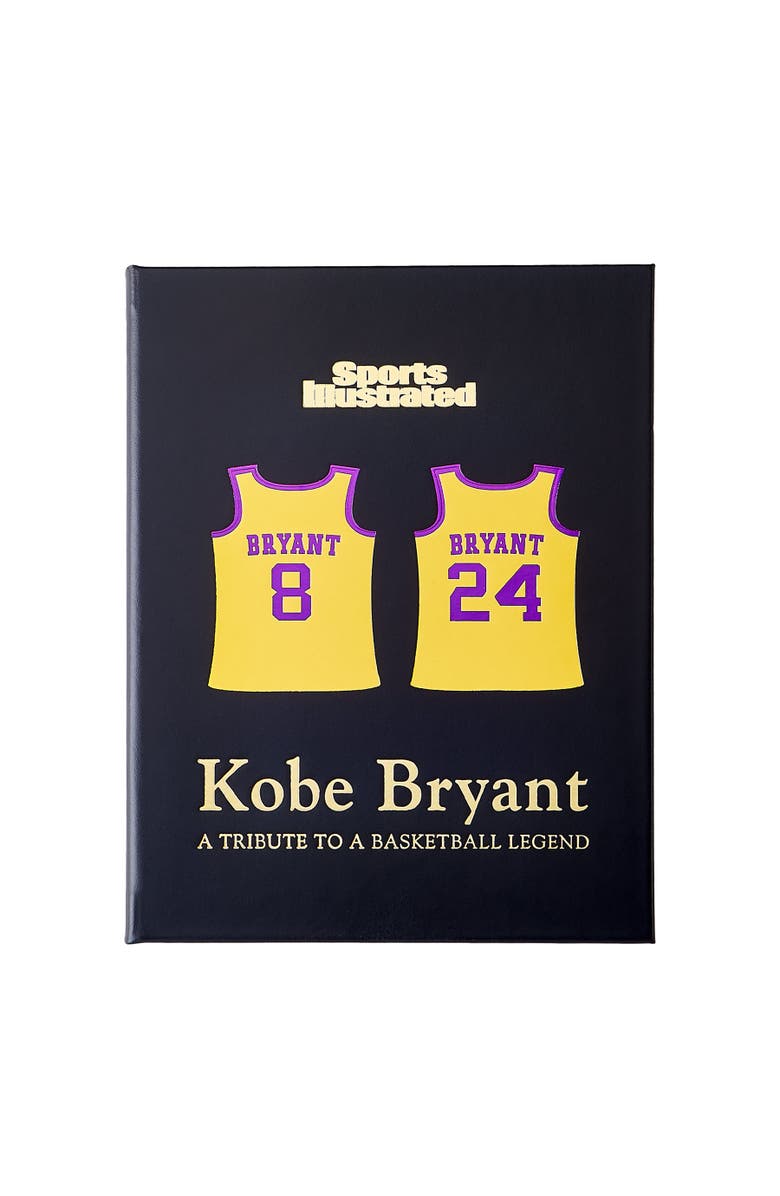 Graphic Image Kobe Bryant A Tribute to a Basketball Legend Leather Edition, Main, color, Black