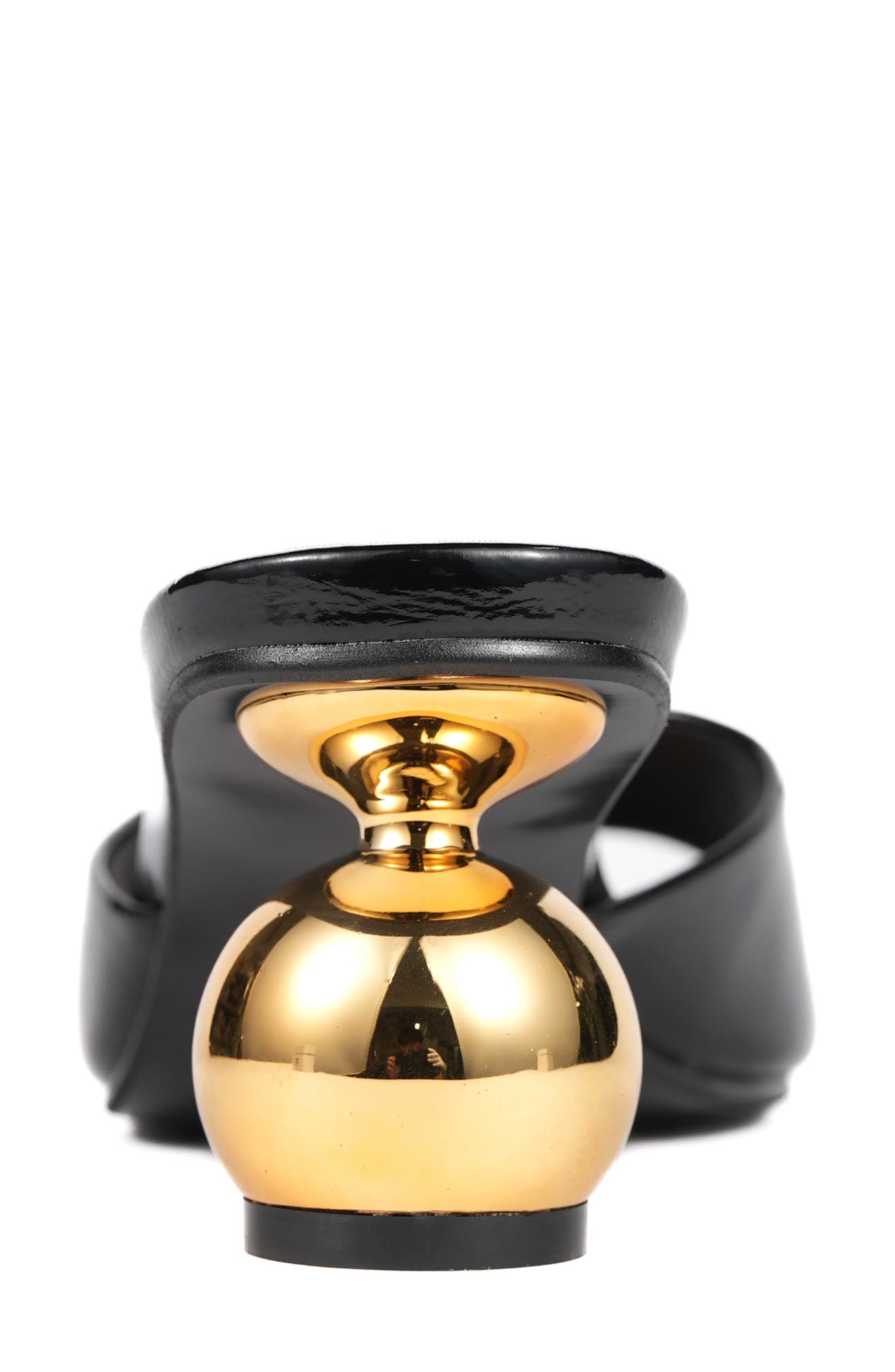 NINETY UNION Milano Orb Heel Slide Sandal, Alternate, color, Black