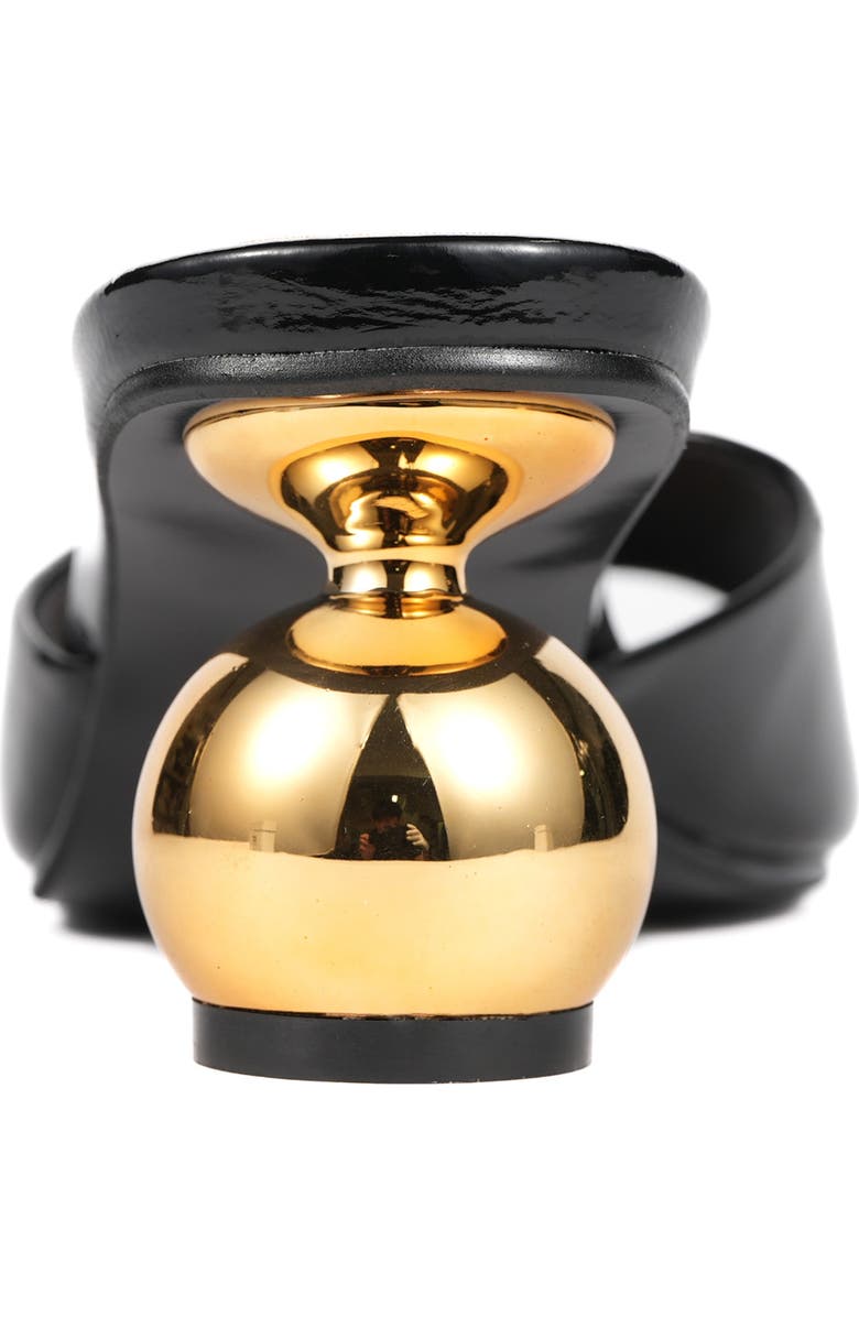 NINETY UNION Milano Orb Heel Slide Sandal, Alternate, color, Black