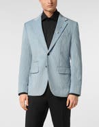 PHILIPP PLEIN Velvet Gabardine Blazer Flicky Fit Men