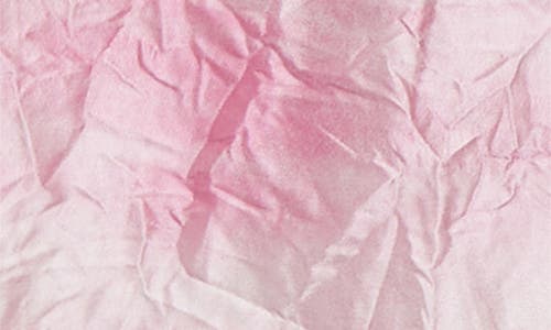 Erdem Crinkled Metallic Satin Sheath Dress In Pink