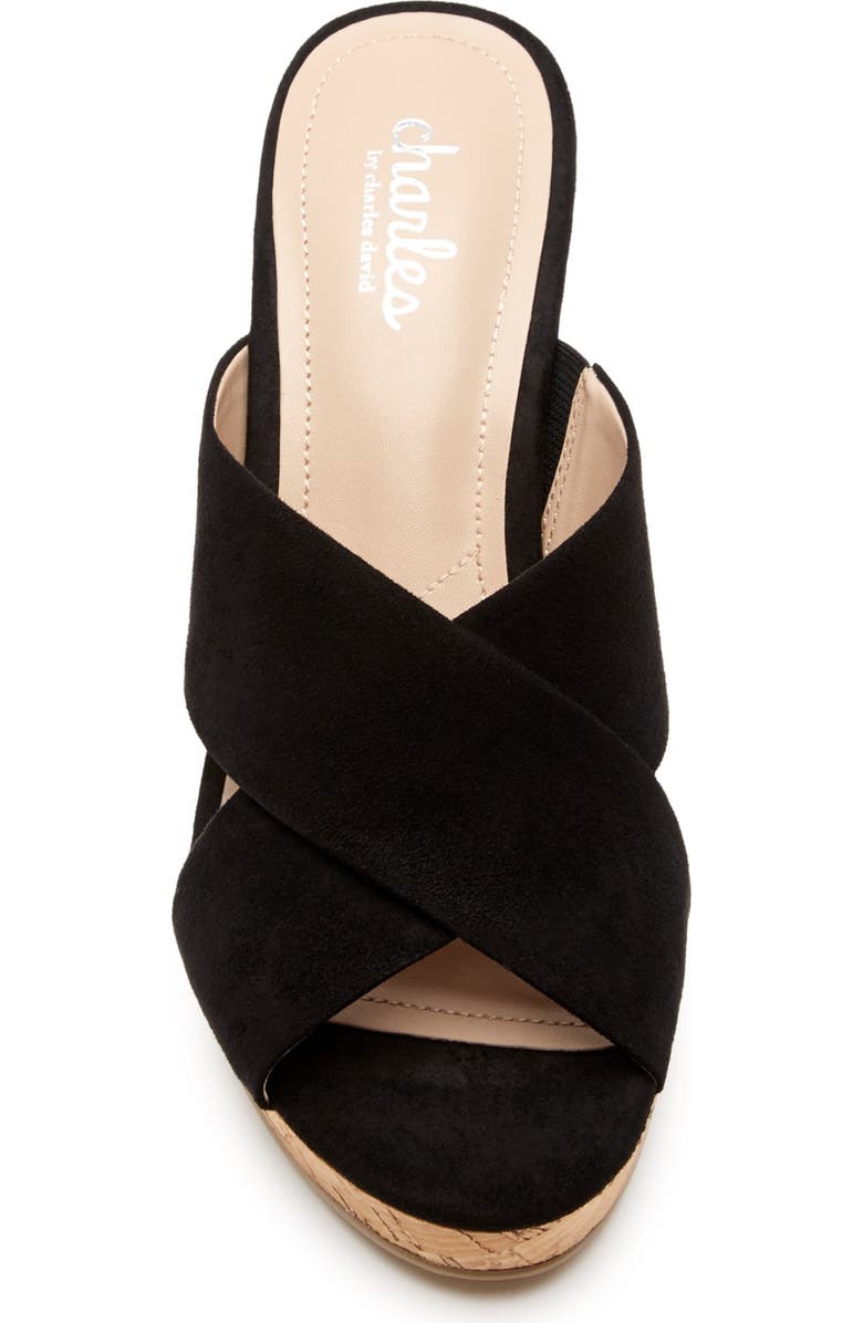 Charles by Charles David Latrice Wedge Sandal, Alternate, color,