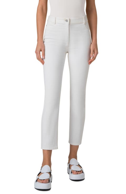 Maru Ankle Tapered Leg Jeans (Cream)