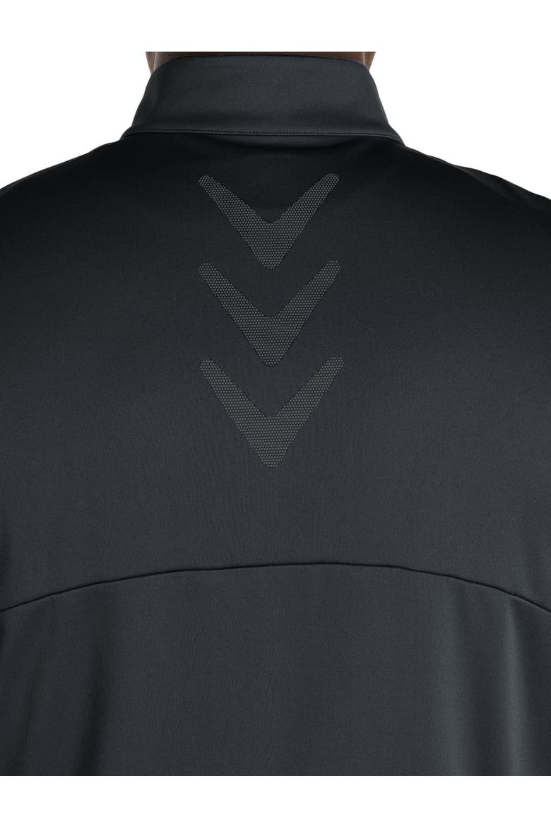 Big & Tall Zip-Front Fleece Vest, Alternate, color, CAVIAR