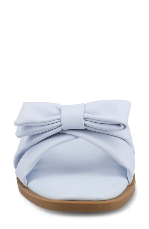 JOURNEE COLLECTION JOURNEE COLLECTION PRYLIN BOW SLIDE SANDAL