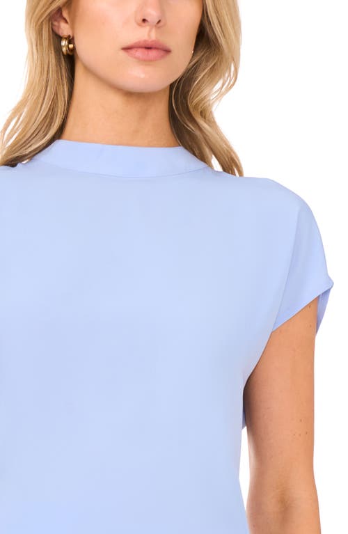 Halogenr Halogen(r) Mock Neck Cap Sleeve Shell