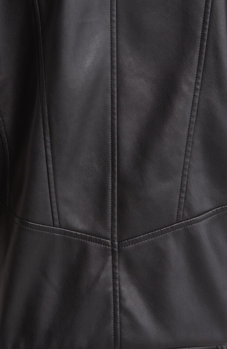 Avec Les Filles Relaxed Fit Faux-Ever Leather<sup>™</sup> Bomber Jacket, Alternate, color, 