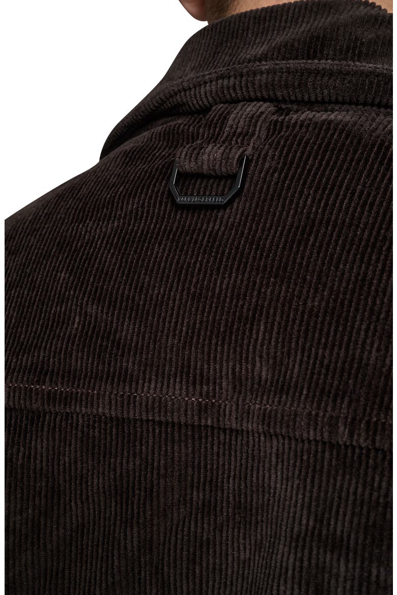 Corduroy Shirt Jacket, Alternate, color, BROWN